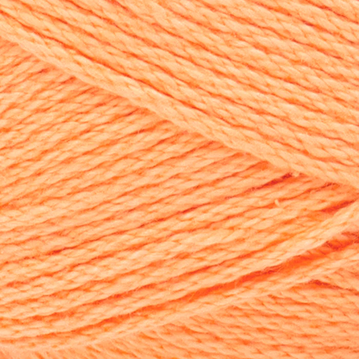 Lion Brand 24/7 Cotton 132 Creamsicle. Mercerized Cotton